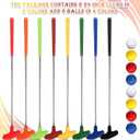 Hiboom 8 Pack Golf Putter Bulk Putter for Left and Right Handed Golfers with 8 Practice Golf Balls, 29 Inch