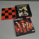 HI-Q Classic Chess Board Game  Educational Strategy Set for Kids, Adults & Beginners  Standard Style Pieces with Folding Board  Family Game Night