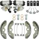 M MATI Front Brake Wheel Cylinders & Shoes for Honda FourTrax 300 TRX300 2x4 1993-2000 (Left&Right) 45370-HC4-505 45350-HC4-505 06450-HC4-900