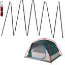 Tent Poles Replacement for Coleman Skydome 4 Person Camping Tent, Camping Tent Accessories for Coleman Camping Tent, Pre-Assembled Replacement Poles, 169''