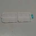 1Pack Travel Pill Organizer - 10 Compartments Pill Case, Compact and Portable Pill Box, Perfect for On-The-Go Storage, Pill Holder for Purse White