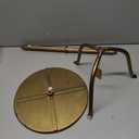 Metal Martini Cocktail Table, Antique Brass