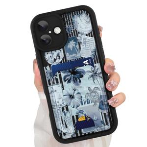 ZIYE Designed for iPhone 16 Wallet Case with Card Holder, Black