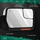 SCITOO Tow Mirror Compatible with for 2004-2014 For Ford For F150 Right, Large