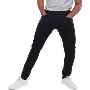 The Perfect Jean Skinny Fit Jeans for Men, 99% Cotton Denim (Stealth - Black, 32x32)