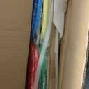 Flash Furniture Mindy Kids 5-Piece set Folding Square Table and Chairs Set for Daycare and Classrooms, Children's Activity Table and Chairs Set, Multicolor (Blue)