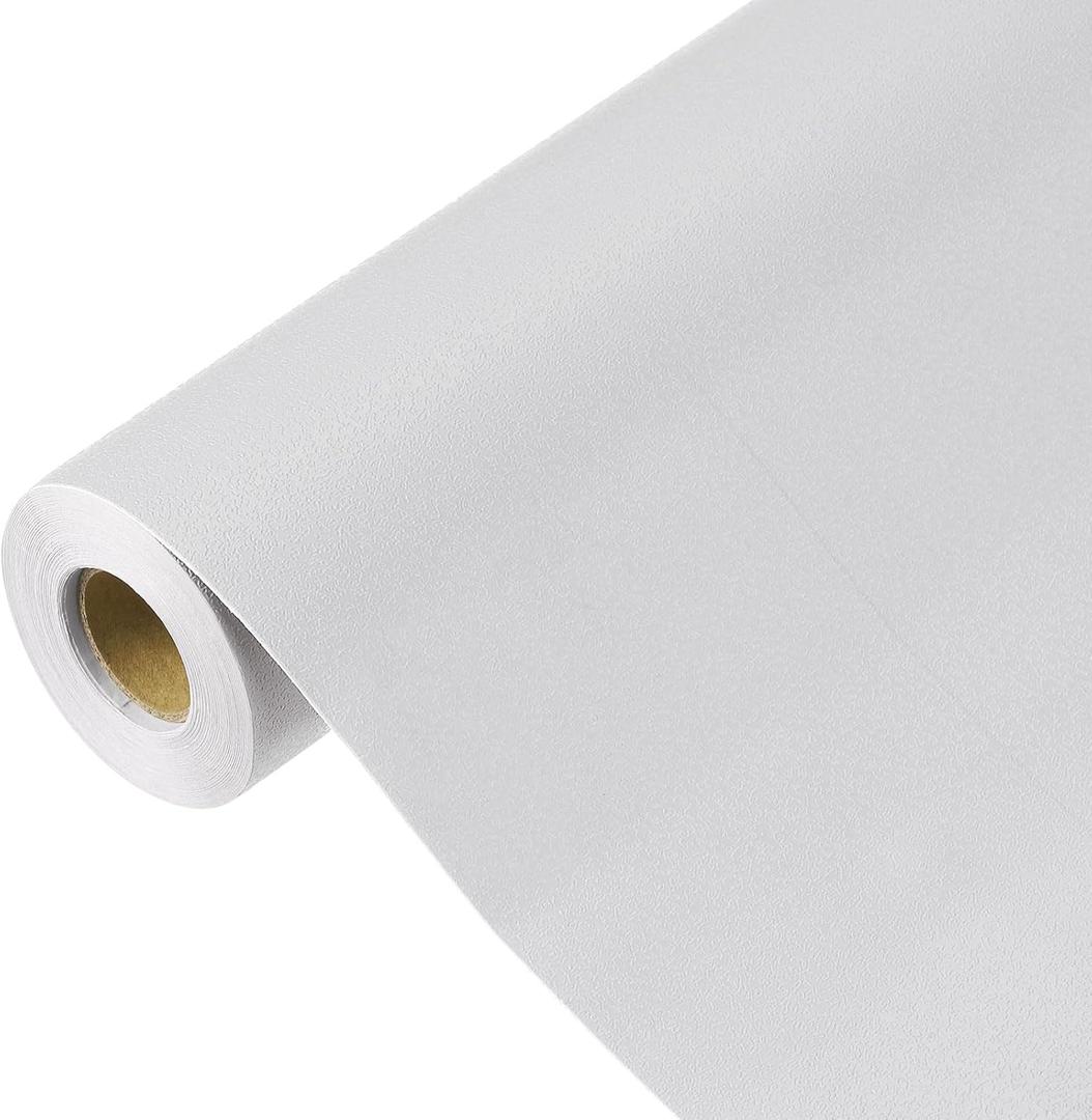 uxcell 394"x23.6" Nordic Grey Wallpaper, Peel and Stick Wallpaper, Nordic Grey Contact Paper Solid Color Vinyl Self-Adhesive Wall Paper Decorative for Wall Covering