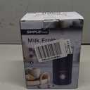 SIMPLETASTE Milk Frother, 4-in-1 Electric Milk Steamer, Automatic Warm and Cold Foam Maker and Milk Warmer for Latte, Cappuccinos, Macchiato (Blue)