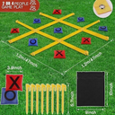 Giant Tic Tac Toe Outdoor Game comes with 10 bean bags, large outdoor