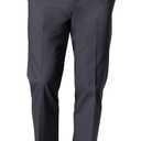 Dockers Mens Straight Fit Signature Lux Cotton Stretch Khaki Pant - Creased (32W x 29L, Steelhead)