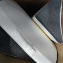 Bedluxe Wedge Pillow Set for After Surgery, Orthopedic Bed Wedge White/Grey