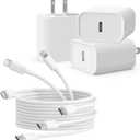 3Pack iPhone Charger [MFi Certified], iGENJUN 20W PD USB C Wall Charger Block with 6FT Type C to Lightning Cable Fast Charging Adapter Compatible with iPhone 14/14 Pro Max/13/XS/XR/X-White