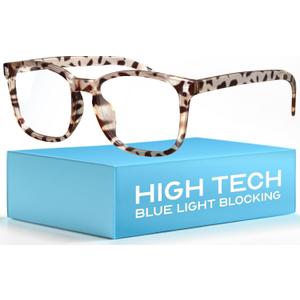livho High Tech Blue Light Glasses - Advanced Blue Light Blocking Computer Glasses - Anti Eyestrain & UV Glare