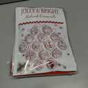 2 x 12 Pcs Christmas Embroidery Kit,Hand Embroidered Christmas Ornament Kit,Cross Stitch Kits - DIY Embroidery Kit for Adults Beginners with Easy Instructions(Green)