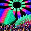 OLUPP 102 PCS Led Foam Sticks, Bulk Glow Sticks with 3 Colors Flashing, Light Up Baton Wands for Kids, Glow Sticks Party Supplies for party, Wedding, Raves, Concert, Camping, Sporting Events