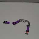 CollarDirect Martingale Dog Collar with Stainless Steel Chain and Quick Release Buckle - Reflective Collar for Large, Medium, Small Dogs - Purple, Small (Neck Size 12"-15")