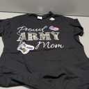 Proud Army Mom Army Graduation Gift Military Mom T-Shirt T-Shirt L