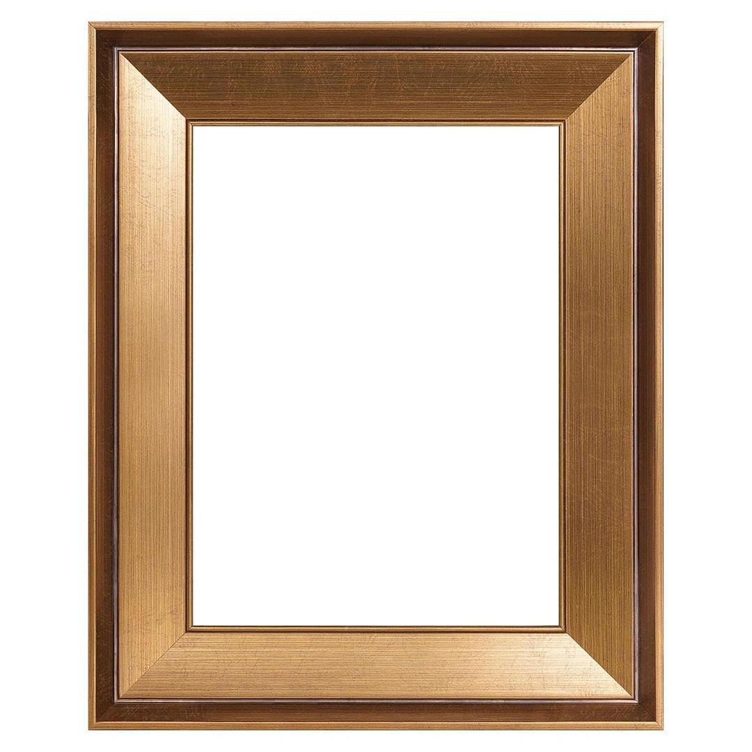 CCPEAR 24x36 Canvas Frame Vintage Gold, Antique Open-Back Picture Frame