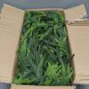 2 Pcs 9 Ft Norfolk Pine Garlands, Artificial Real Touch Winter Christmas Green Greenery Garlands for Mantle, Fireplace, Table, Wall, Outdoor, Indoor Christmas Decorations (9 FT, 2)