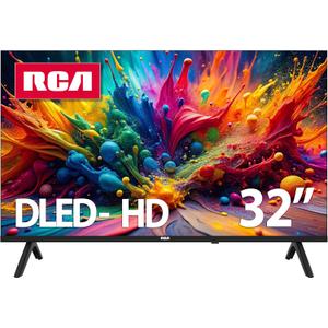 RCA 32-Inch HD Smart Google TV, Frameless LED Display with HDR10, Wi-Fi and Bluetooth, Google Assistant Built-in, Compatible with Alexa