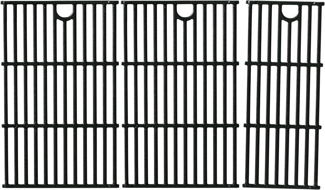 FORYEYC 17" Grill Grates for Charbroil Performance 5 Burner 463448021 463449021 463450022 463451022 463455021 463458021, Cast Iron Replacement Parts for Charbroil 463448021, G426-0004-W1 G426-0005-W1