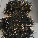 KNONEW 403FT 1000 LED Christmas Lights Outdoor String Lights 8 Modes & Timer Fairy Light Plug in Waterproof LED String Lights for Xmas Yard Tree Wedding Party Holiday Decorations (Warm White)