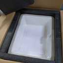 18 Inch Undermount Bathroom Sink White Rectangular Porcelain Ceramic Vanity Basin with Overflow (18.3"x13.8") KDKSC