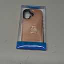 ONETOP for iPhone 17 Wallet Case with Card Holder, 360 Rotation Ring Kickstand RFID Blocking PU Leather Double Magnetic Clasp Shockproof Cover for Women and Girls 6.3 Inch (Rose Gold)