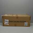 Upgraded Portable Sauna for HomeRelaxation, Steam Sauna for Home with Steamer, Remote Control, Folding Chair, 9 Levels (black)