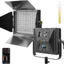 IFOOTAGE 80W LED Video Light, Bi-Color LED Panel Light, Bluetooth APP Control Lights for Video, 2700K-6500K/CRI 98/TLCI 99, LED Panel Light for Vlogging/YouTube/Studio Light, PL1 80BN