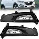 Fit for 2016 2017 2018 Tucson Bumper Fog Lights Left Passenger Side & Right Driver side Lamp