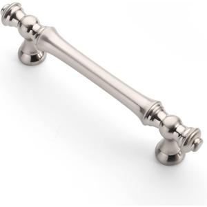 Asidrama  4Pack 3.75 Inch(96mm) Brushed Satin Nickel Kitchen Cabinet Handles, Cabinet Pulls, Kitchen Cabinet Hardware for Cupboard Drawer Pulls