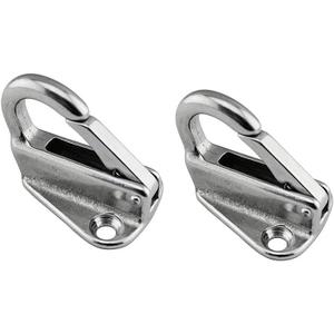 2 x NRC&XRC Spring Snap Attach Rope Hook,SS 316 Fender Spring Fending Marine Clothes Boat Hardware (2)