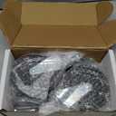 Ronlap Gate Caster Wheels Spring Loaded for Wooden Metal Tube Swing Fence Gates Heavy Duty Outdoor Farm Gate Roller, 250Lbs, Upgraded 5 Inches, 2 Pack