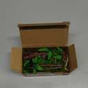 26 Pcs Amphibious Animals Figurines Toys Diorama Project Kit Plastic Reptile Lizard Snake Playset Cake Toppers Model Trees for Kids Toddlers Educational Learning Birthday Gift(Tray Not Included)