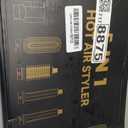 5 in ONE Blow Dryer Brush with LCD Display, Upgrade Hair Dryer Brush Air Curling Wrap Styler, Ionic Round Brush Blow Dryer for Women, Hot Air Brush Hair Styling Tools 100-120V (Black)