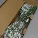 LYLYFAN Babys Breath Artificial Flowers,30 Pcs Gypsophila Real Touch Flowers for Wedding Party Home Garden Decoration (16.6inch, White)