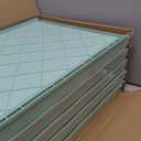 SNSLXH 5 Pack Stackable Closet Organizer Box, Multifunctional & Foldable Closet Storage Basket for Bathroom Kitchen Laundry Room Wardrobe Storage, Space-Saving Clothes Storage Drawer Organizer, Green