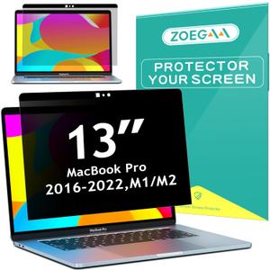ZOEGAA Privacy Screen Macbook Pro 13 Inch, Webcam Cover Slider Anti Blue Light Magnetic Privacy Screen Protector Compatible with Macbook Pro 13 inch(2016-2022)with M2/M1&Macbook Air 13 inch(2018-2021) ZOEGAA Privacy Screen Macbook Pro 13 Inch, Webcam Cover Slider Anti Blue Light Magnetic Privacy Screen Protector Compatible with Macbook Pro 13 inch(2016-2022)with M2/M1&Macbook Air 13 inch(2018-2021)
