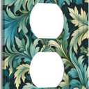 Decorative Art Light Switch Covers,1 Gang Single Toggle Duplex Outlet,Wall Plate,Switchplate Electrical Faceplate,Morris