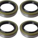 Pack of 4 Trailer Axle Hub Wheel Grease Seal for Dexter 010-019-00 (10-19) Transcom 171255TB National 473336, 3500# E-Z Lube Axle #84 1.719'' X 2.565'' - GRABOTE