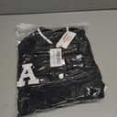 Girls 2 Piece Outfits Skirt Set Button Up Baseball Jacket With Pleated Skirt Set Preppy Fall Winter Clothes 3-12Years (Black)