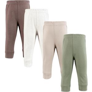 Hudson Baby Unisex Baby and Toddler Cotton Pants and Leggings (3T, Neutral Olive)