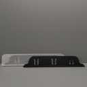 Stove Gap Covers - Stainless Steel, Stove Gap Filler | Oven Gap Cover | Heat Resistant & Easy To Clean Stove Counter Gap Cover | Gaps Filler Between Stove and Counter Guard (Black, 23.5"L, 0.9" W)