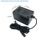 Power Supply for Genesis 2 3, Power Cord for Genesis 2 3, Replacement AC Adapter Charger Cord for SEGA Genesis 2 3 Gaming Console