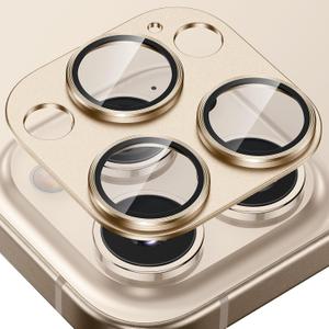 Tensea for iPhone 16 Pro/ iPhone 16 Pro Max Camera Lens Protector, Metal Aluminum Alloy Tempered Glass Cover Camera Screen Protector Accessories, Case Friendly for iPhone 16 Pro / 16 ProMax 2024