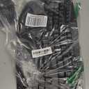 Wireless Keyboard and Mouse Combo, 2.4G Full Size Wave Keys Ergonomic Keyboard with Wrist Rest and 3-Level DPI Adjustable Wireless Ergonomic Mouse for Windows, Mac OS Desktop/Laptop/PC(Black)