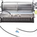 Hiorucet Electric Fireplace Blower Motor for Twinstar 23EF010GAA, 23EF022GRA, TS-001, 28E05, Heater Assemble for Twin Star Electric Fireplace, Heat Surge, Real Flame and Other Wood/Gas Burning Stove