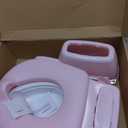 Ingenuity My Size Potty Pro in Pink, Infant Potty Training Toilet, Lifelike Flushing Sound, for Ages 18 Months, Up to 50 Pounds