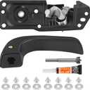 Yinlowa Front Left Driver Side Interior Door Handle Kit Replacement for 2007-2013 Chevy Silverado Tahoe Suburban Avalanche, GMC Sierra Yukon XL, Cadillac Escalade, Replaces 20833606 20871488 80374
